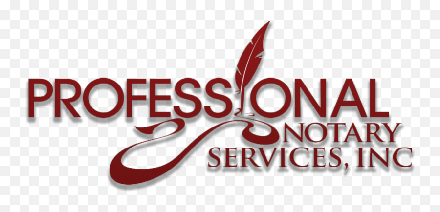 Professional Notary Services Inc - Language Emoji,Notary Public Logo