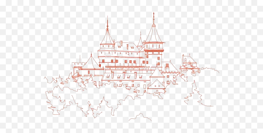 Castle Outline Png Full Hd Pngimagespics Emoji,Disney Castle Logo Outline