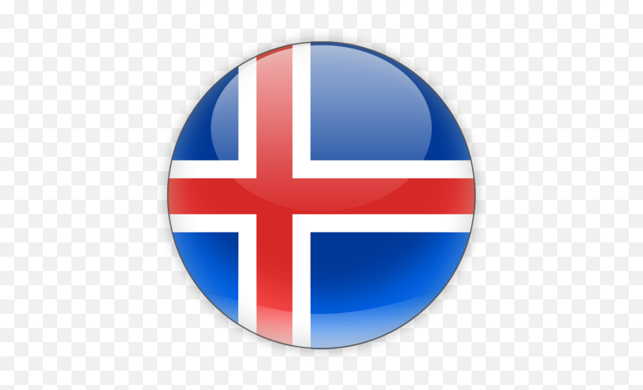 Flags - Iceland Flag Round Png Clipart Full Size Clipart Emoji,Chile Flag Png