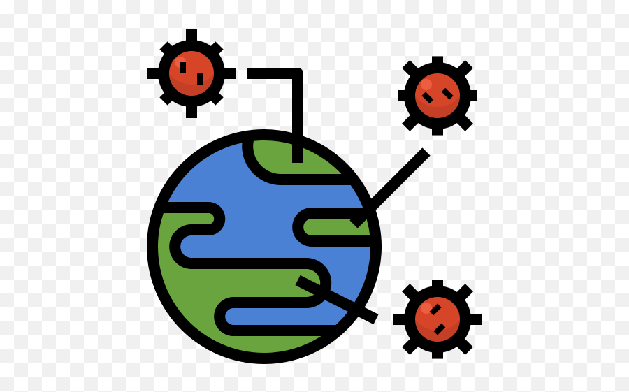Coronavirus Awareness Icons Emoji,Location Icon Png Transparent