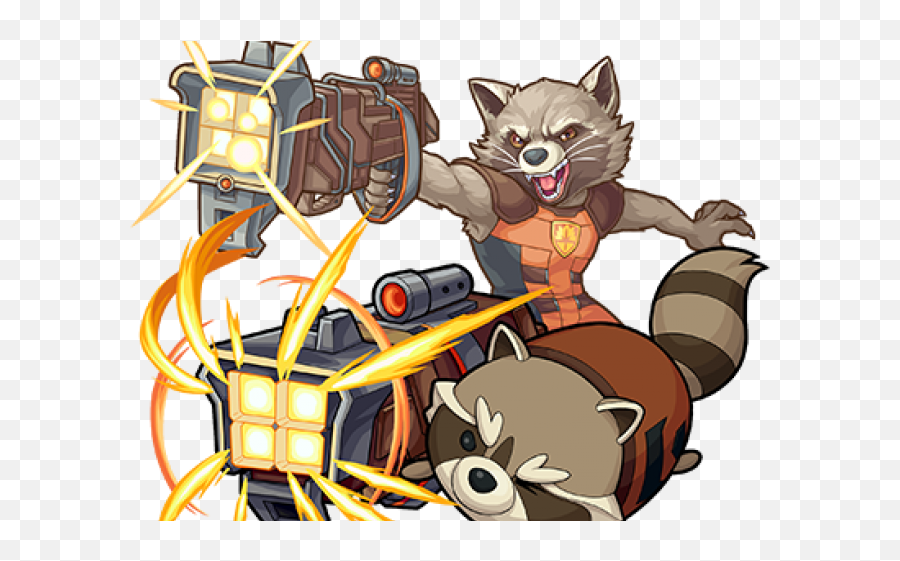 Free Rocket Raccoon Clipart Defender Galaxy Download - Rocket Raccoon Anime Emoji,Raccoon Clipart