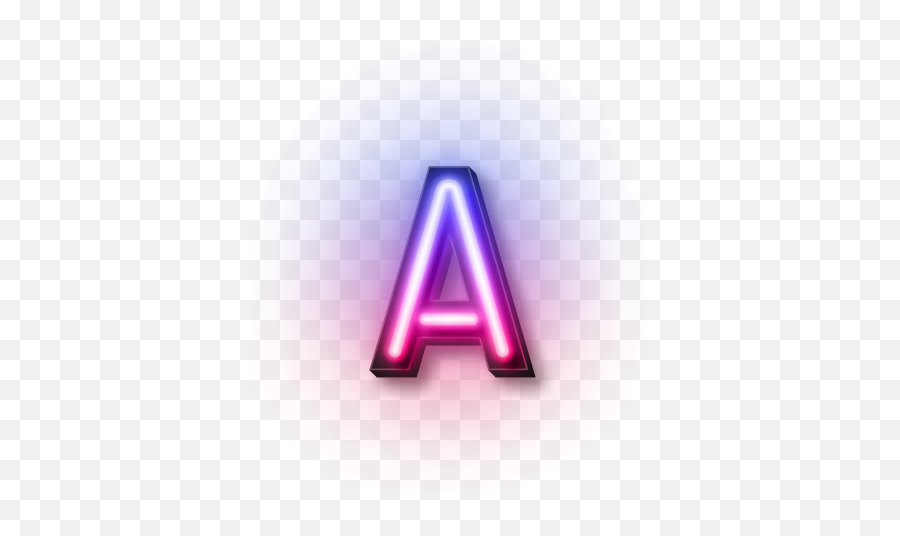 Neon Letters Alphabet Emoji,Neon Lines Png