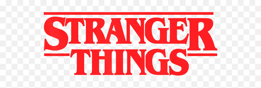Netflix Stranger Things Simple Red Logo T - Shirt Weekender Emoji,Stranger Things Logo Font