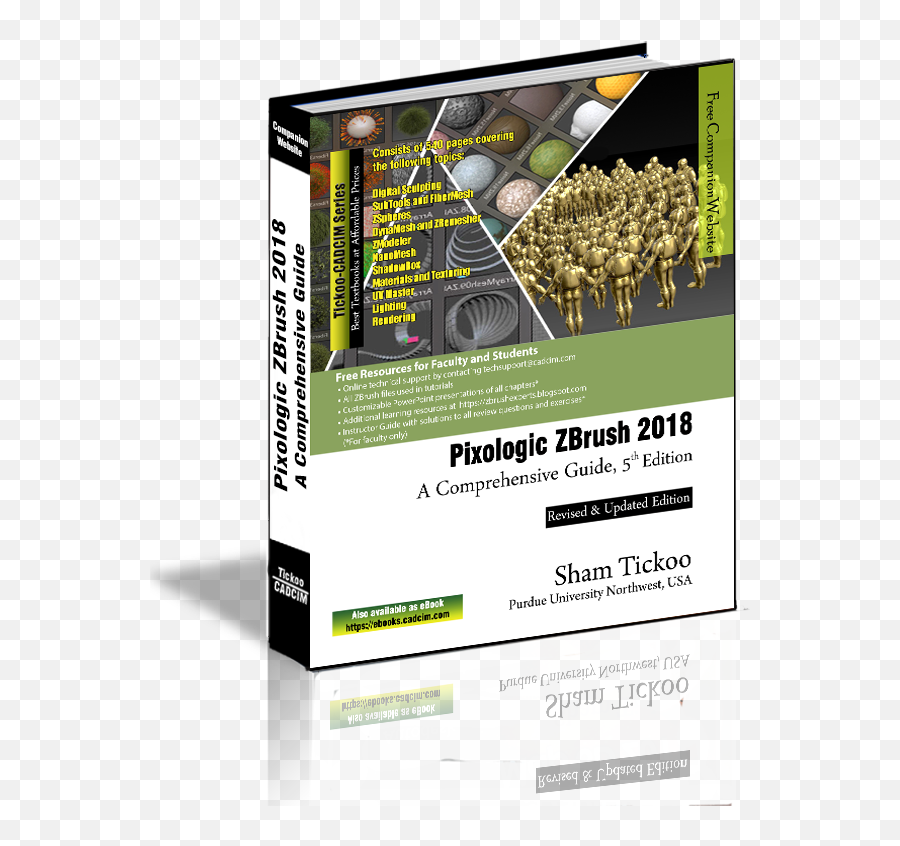 Pixologic Zbrush 2018 A Comprehensive Guide Book By Prof Emoji,Zbrush Logo Png