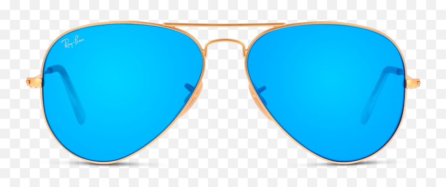 Ray - Ban Aviator Rb 3025 Gold Sunglasses Vision Express Emoji,Aviator Sunglasses Transparent Background