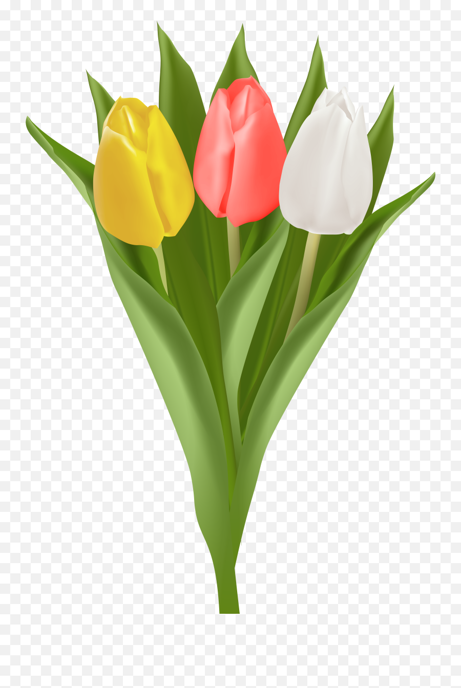 Tulip Clipart - Flower Bouquet Emoji,Tulip Clipart