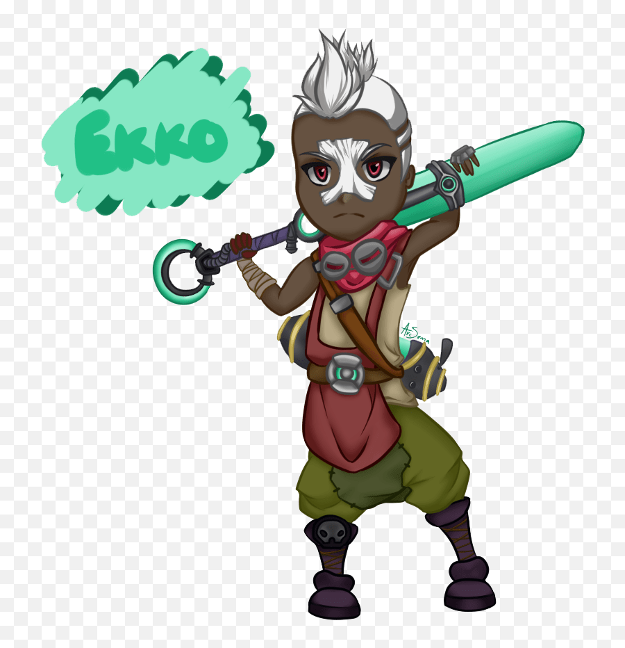 Ekko League Of Legends Transparent - Clipart World Emoji,Folktales Clipart