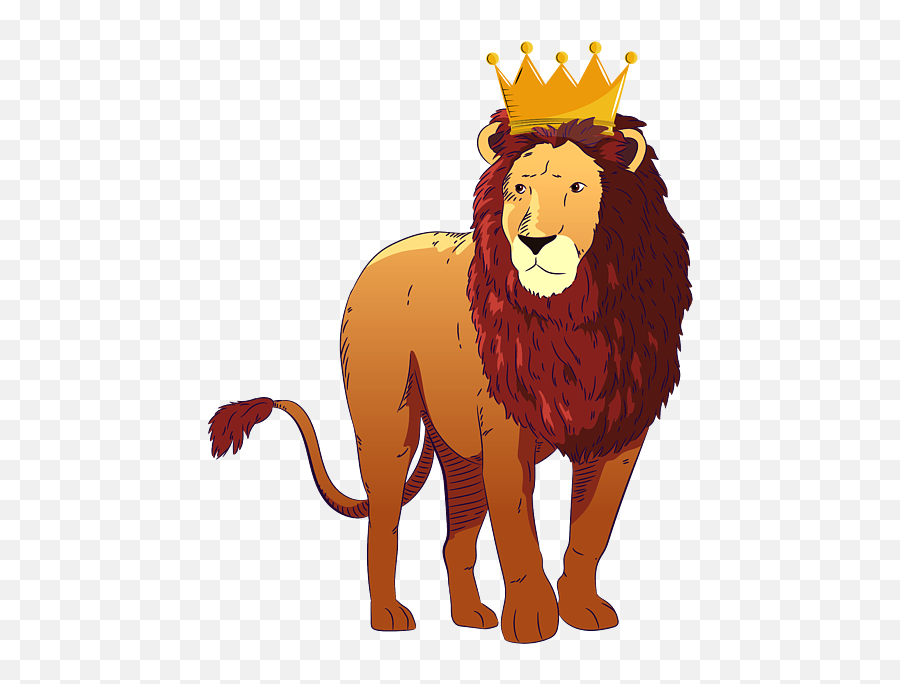 Lion The King Of The Jungle Animal Zoo Gift Womenu0027s T - Shirt Emoji,Three Kings Clipart