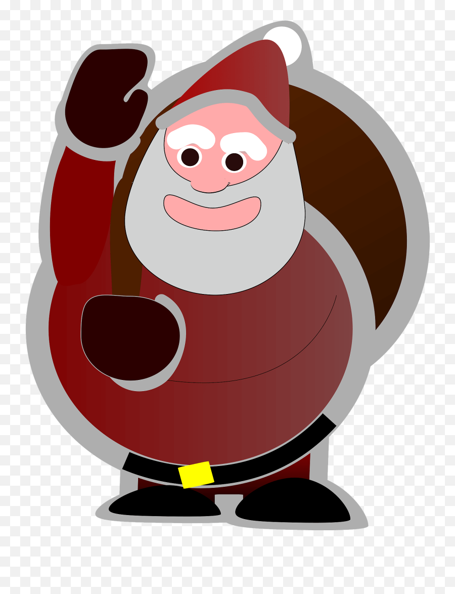Sweet Santa Clipart Free Download Transparent Png Creazilla - Santa Claus Emoji,Santa Clipart