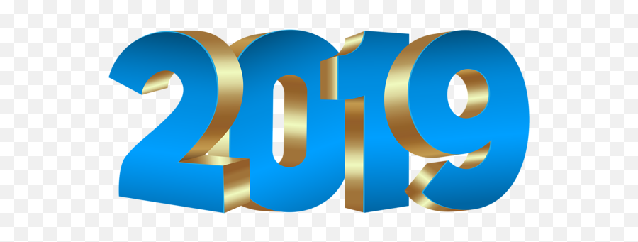 Happy New Year 2019 Creative Free Png Emoji,Happy New Year 2019 Png