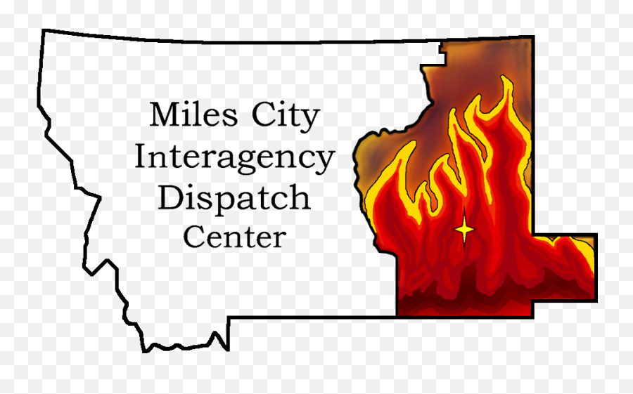 Miles City Interagency Dispatch Center - Vertical Emoji,Fire Logos