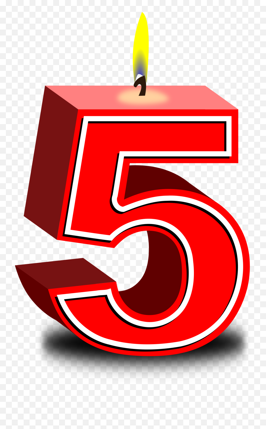 Number 5 Download Transparent Png Image - 5 Th Birthday Logo Emoji,5 Png