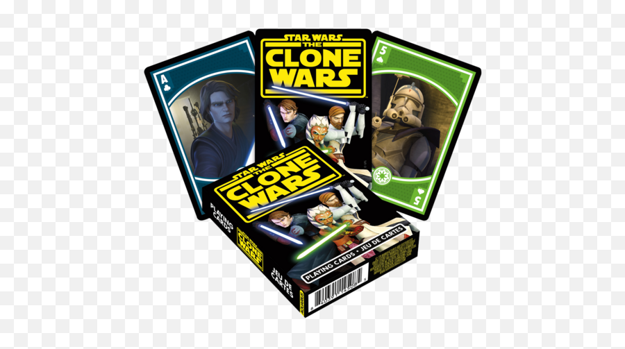 The Clone Wars Playing Cards - Star Wars Clone Wars Playing Cards Emoji,Clone Hero Transparent Highway