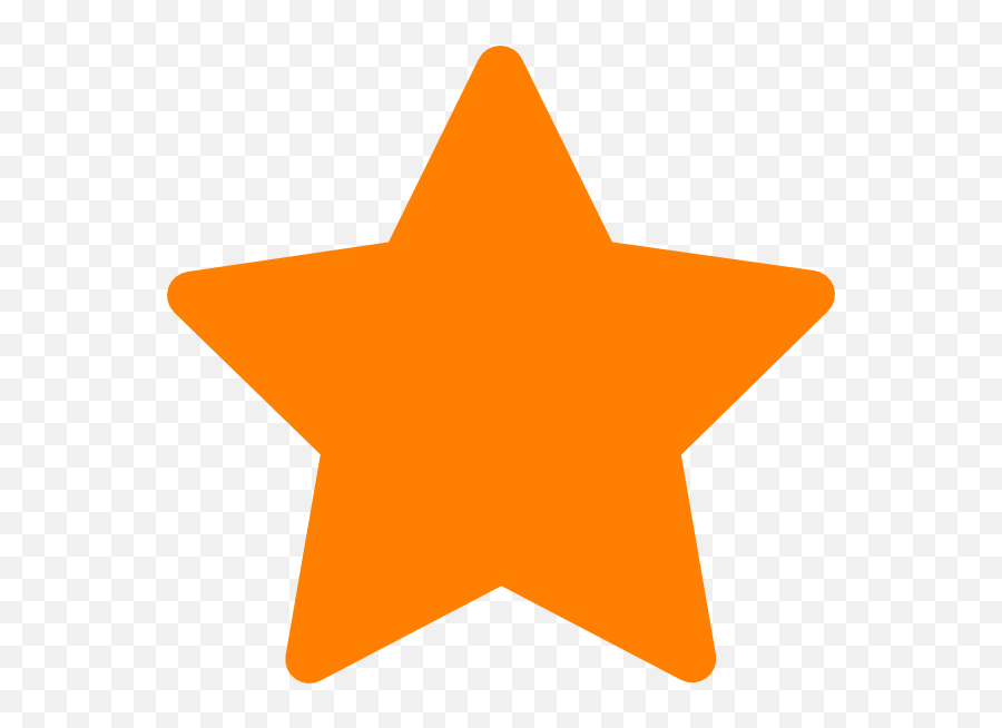 Library Of Orange Star Vector Clipart Transparent Library - Estrelinha Png Emoji,Star Transparent