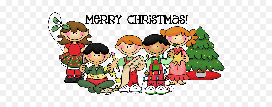 Sunday School Christmas Party Clipart - Classroom Christmas Merry Christmas Children Emoji,Party Clipart
