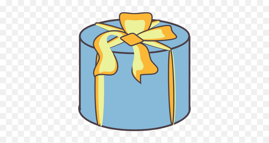 Blue Cylinder Gift Box - Free Clip Arts Online Fotor Photo Cylinder Clipart Emoji,Gift Box Clipart