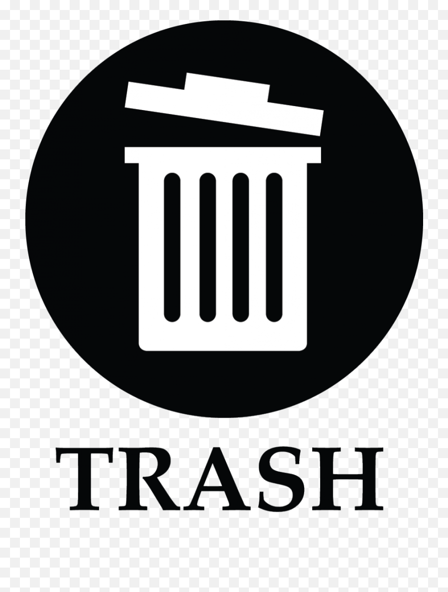 Trash Logos - Trash Word Clip Art Emoji,Trash Logo