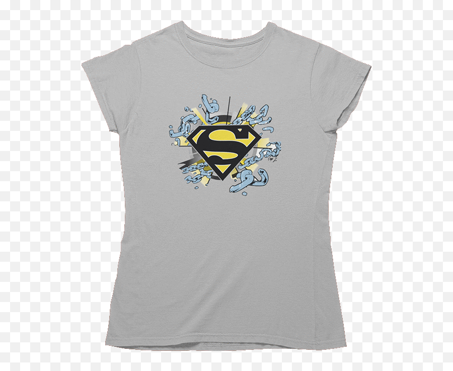 Dc Comics Superman Chain Breaker Logo - Superman Vector Emoji,Superman Logo T Shirts