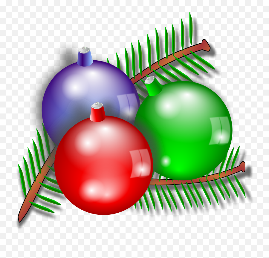 Christmas Ornaments Clipart Transparent - Free Christmas Clipart Ornament Emoji,Christmas Ornaments Clipart