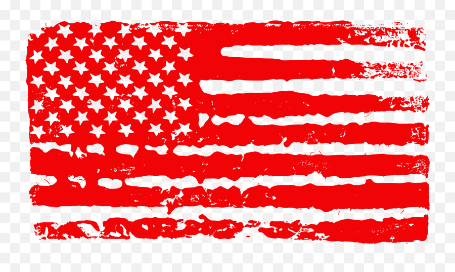 Grunge American Flag Vector Eps Svg Png Transparent Emoji,Us Flag Transparent Background