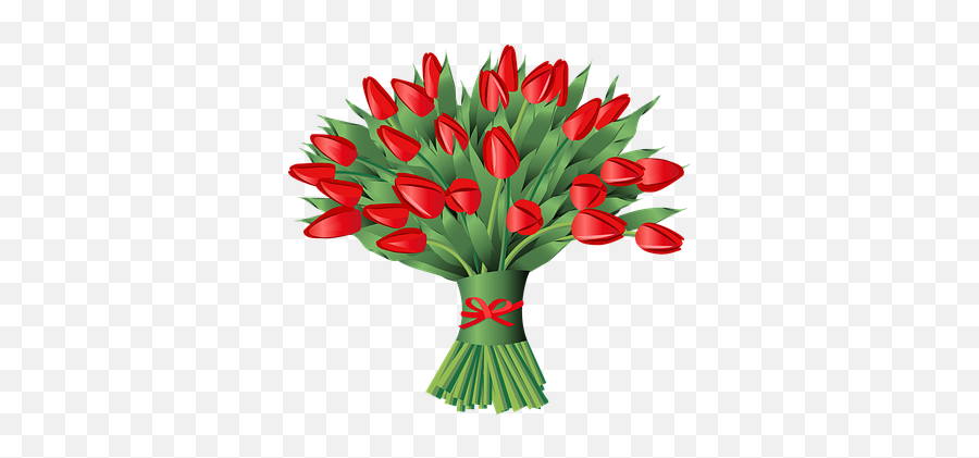 Free Tulips Spring Illustrations - Dessin Couleur Bouquet De Tulipes Emoji,Tulip Clipart