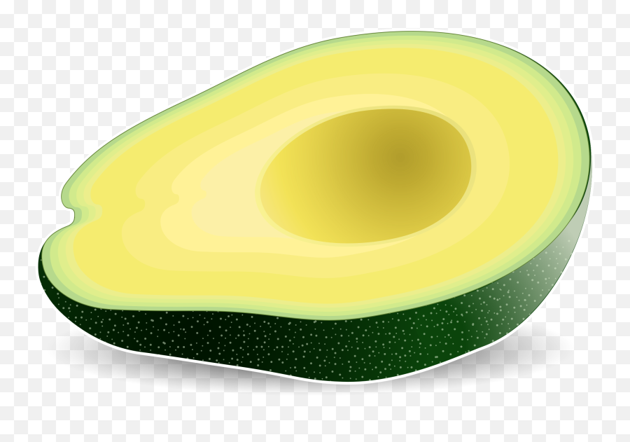 Avocado Clipart - Avocado Png Clip Art Emoji,Log Clipart