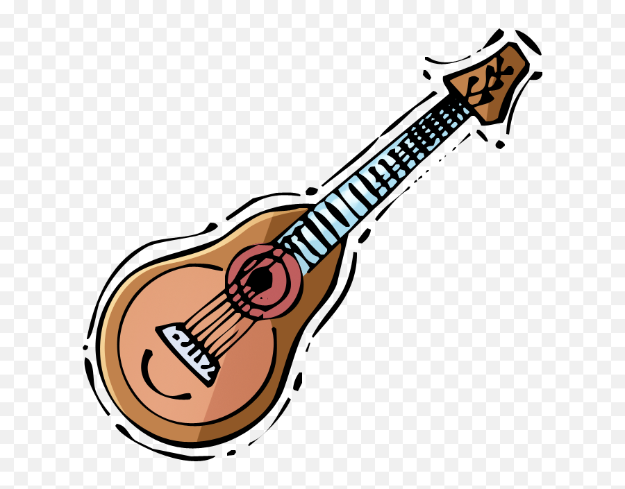 Guitar - Hawaiian Clipart Full Size Clipart 4500980 Solid Emoji,Hawaiian Clipart