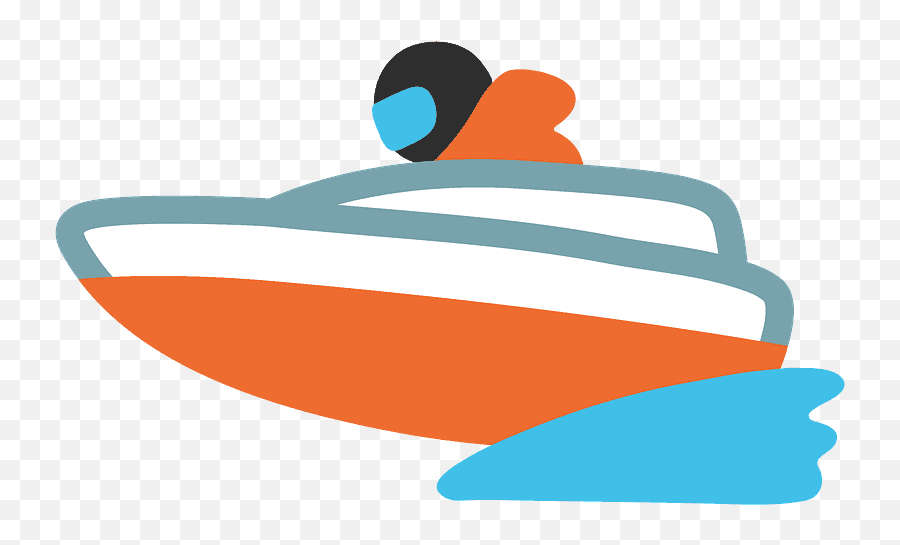 Speedboat Emoji Clipart - Speed Boat Emoji Png Download Speedboat Emoji,Emoji Clipart