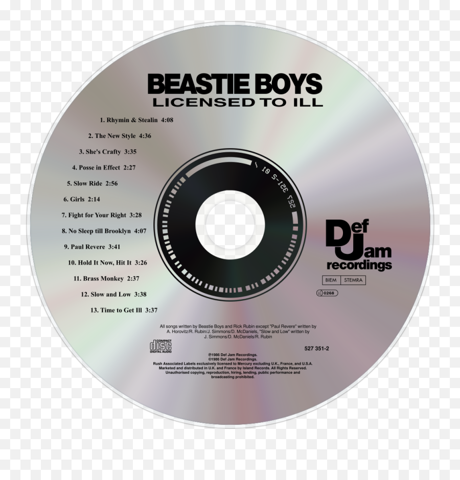 Beastie Boys - Beastie Boys Licensed To Ill Cd Emoji,Beastie Boys Logo
