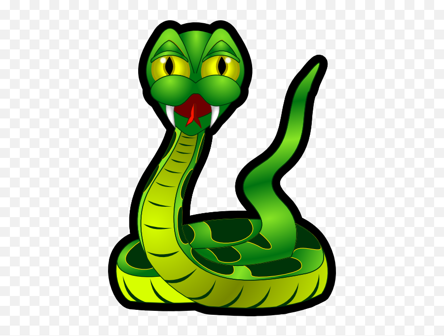 How To Set Use Snake Green Clipart Full Size Png Download - Rattlesnake Png Cartoon Emoji,Green Clipart