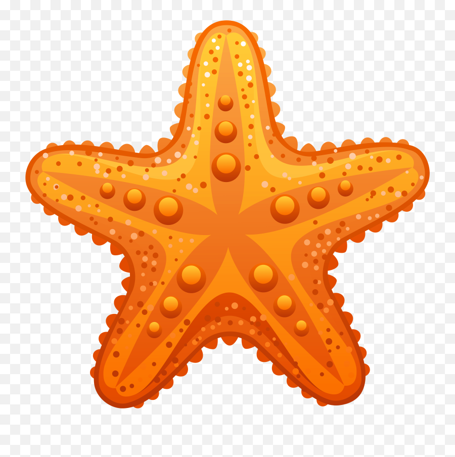 Library Of Star Fish Banner Black And - Cartoon Transparent Background Starfish Png Emoji,Starfish Clipart