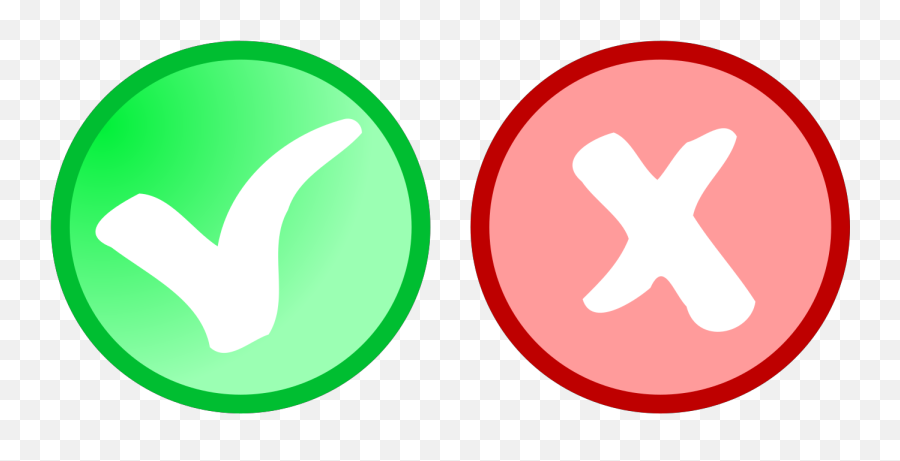 Yes And No Button Svg Vector Yes And - Dot Emoji,Yes Clipart