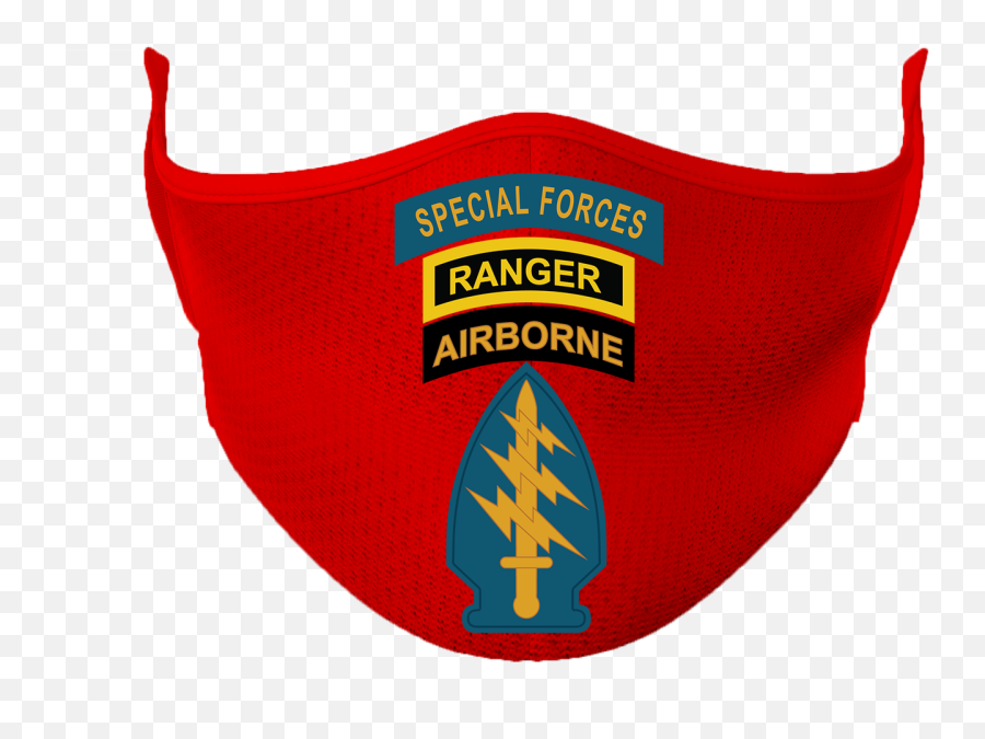 Triple Canopy Mask - Special Forces Ranger Patch Emoji,Army Ranger Logo