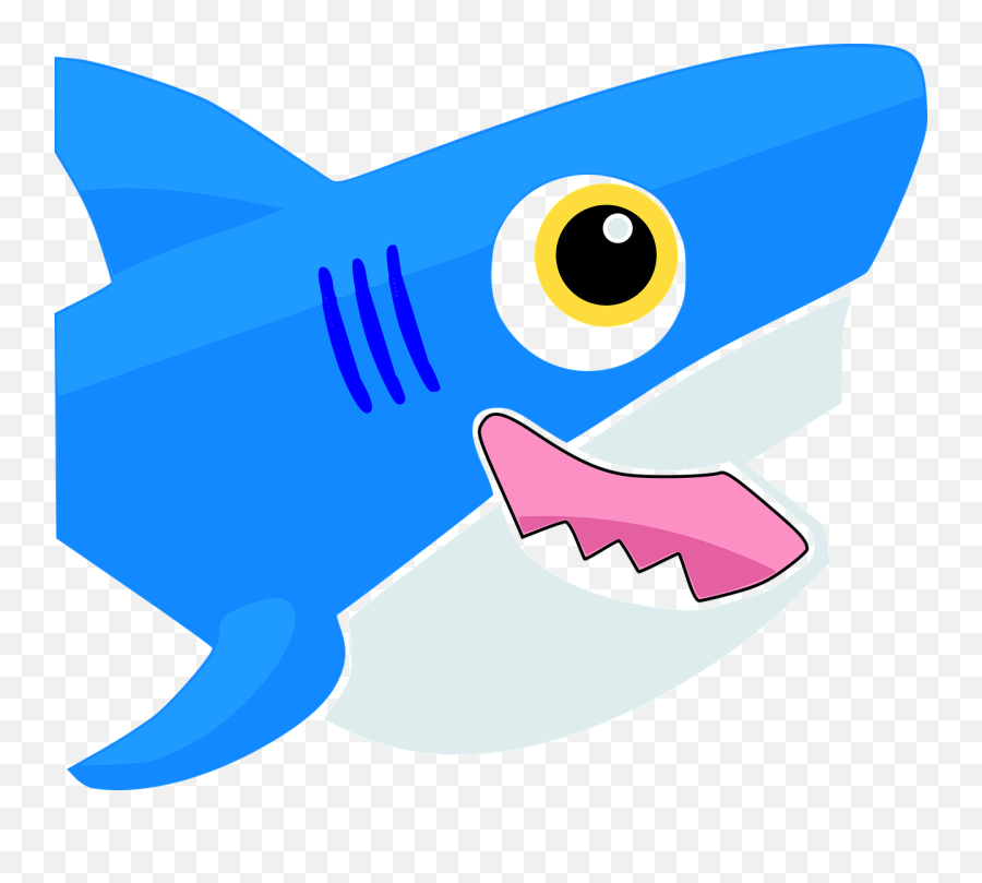 Free Photo Animal Cute Cartoon Shark Logo Fish Baby Shark - Digital Ocean Shark Png Emoji,Baby Shark Png