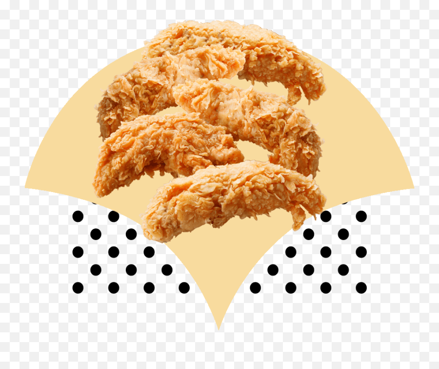 Download Hd Single Item Chicken Tenders - Crispy Fried Fried Chicken Wings Pnj Emoji,Fried Chicken Transparent