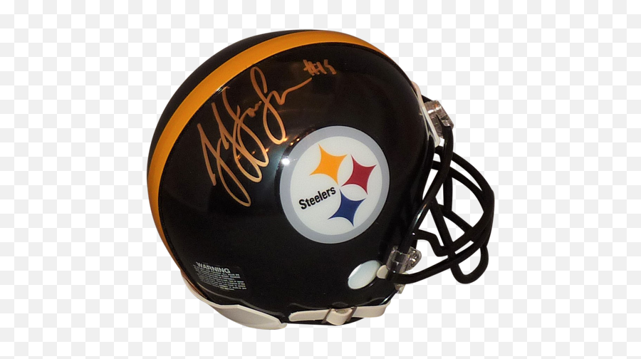 Autographed Juju Smith Emoji,Steelers Helmets Logo