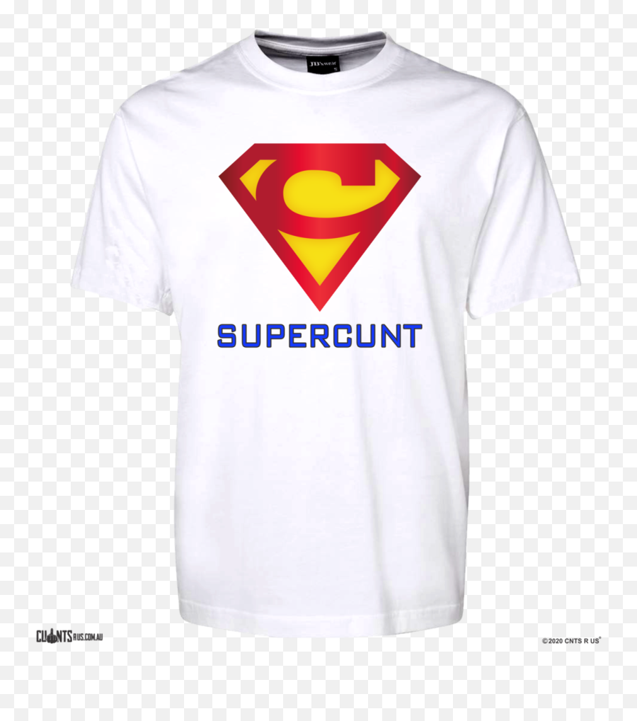 Super Cunt Tee Superman Style T - Superman Emoji,Superman Logo T Shirts