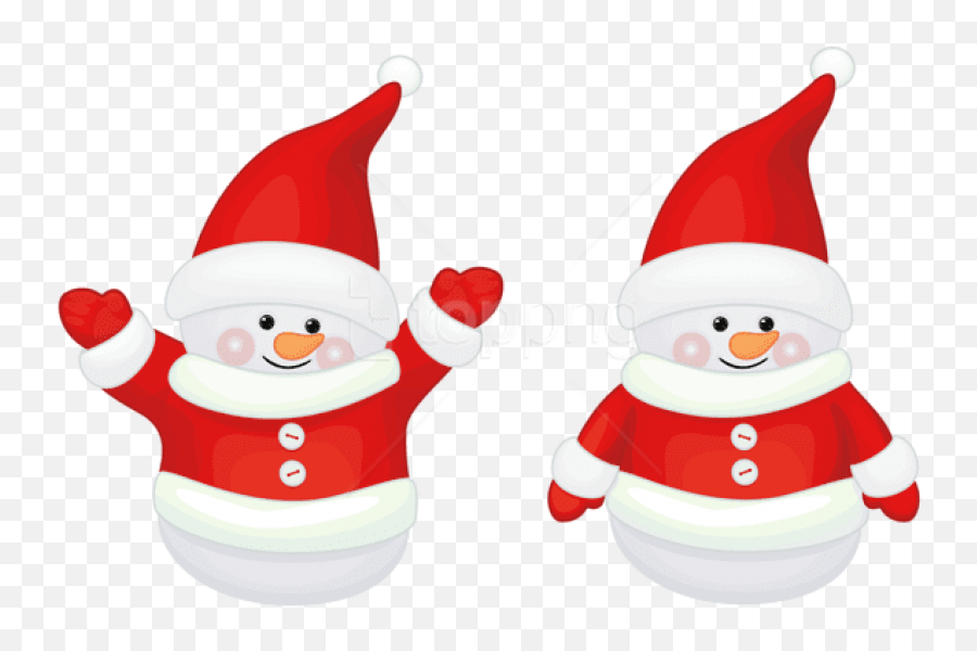 Free Png Transparent Cute Red Santa - Cute Santa Claus Clipart Png Emoji,Christmas Decor Png