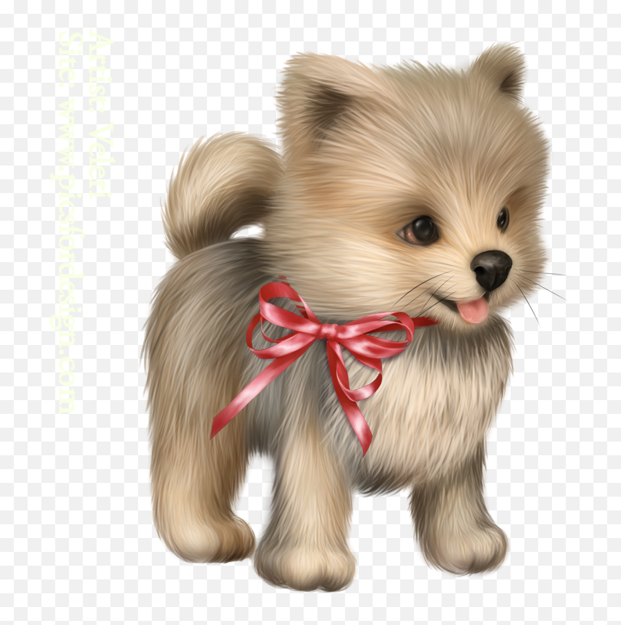 Puppy Images - Hund Süße Tierbilder Zeichentrick Emoji,Pomeranian Clipart