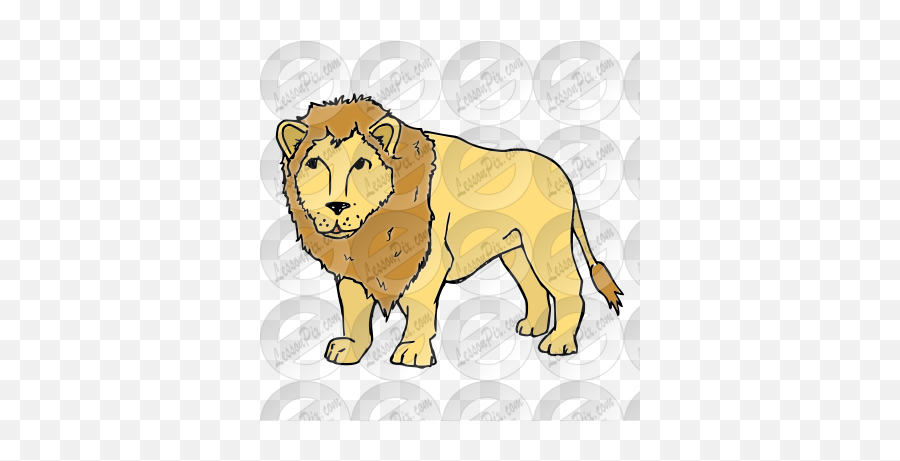 Lion Picture For Classroom Therapy Use - Great Lion Clipart Emoji,Good Night Clipart