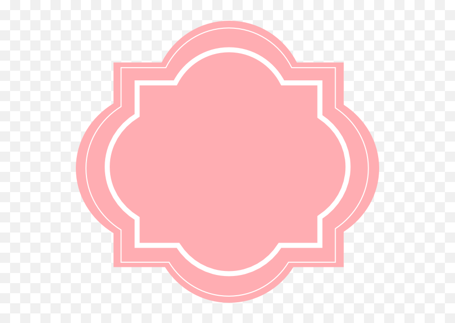 Blush Frame Clip Art - Blush Pink Frame Png Transparent Pink Fancy Text Box Emoji,Blush Png