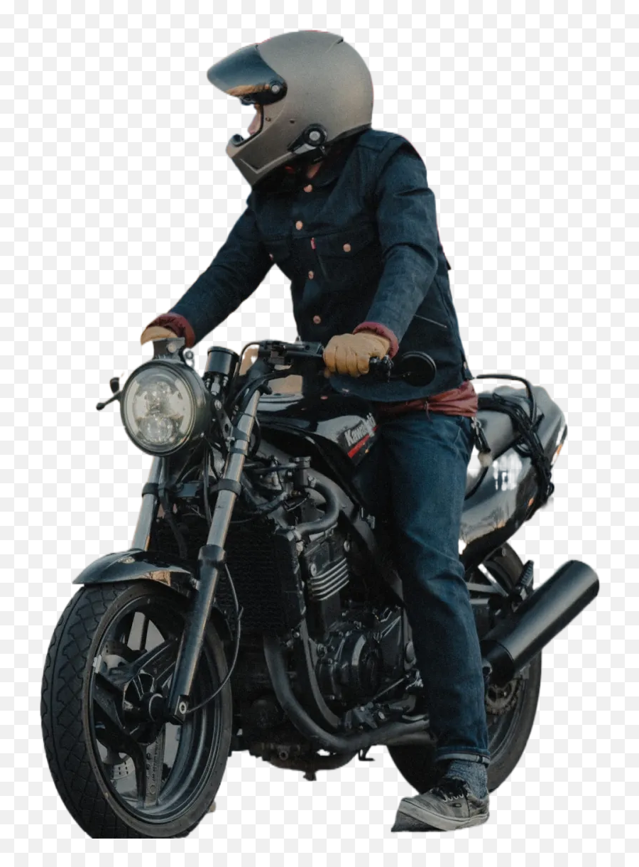 Man In Black Jacket Riding Black Motorcycle With Us Flag On Emoji,Us Flag Transparent Background