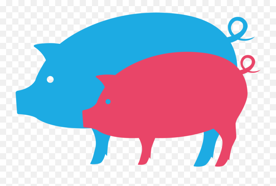 Piglet Silhouette - Pig Png Download 1024645 Free Emoji,Piglet Png