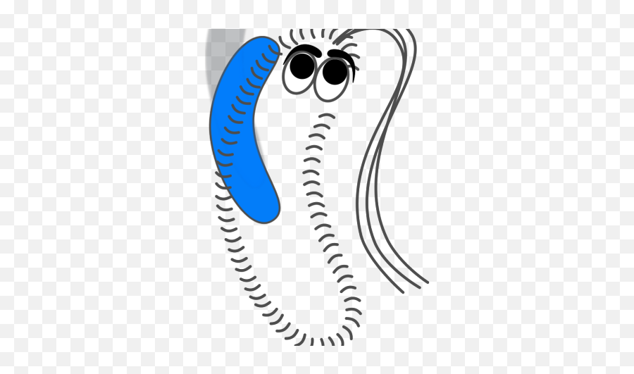 Bacteria Blue Funny Png Svg Clip Art For Web - Download Dot Emoji,Bacteria Clipart