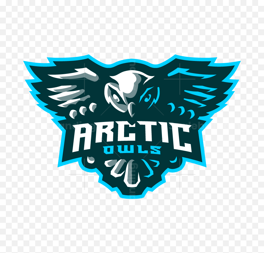 Arctic Snowy Owl Esports Mascot Logo Design Emoji,Animal Logo Design