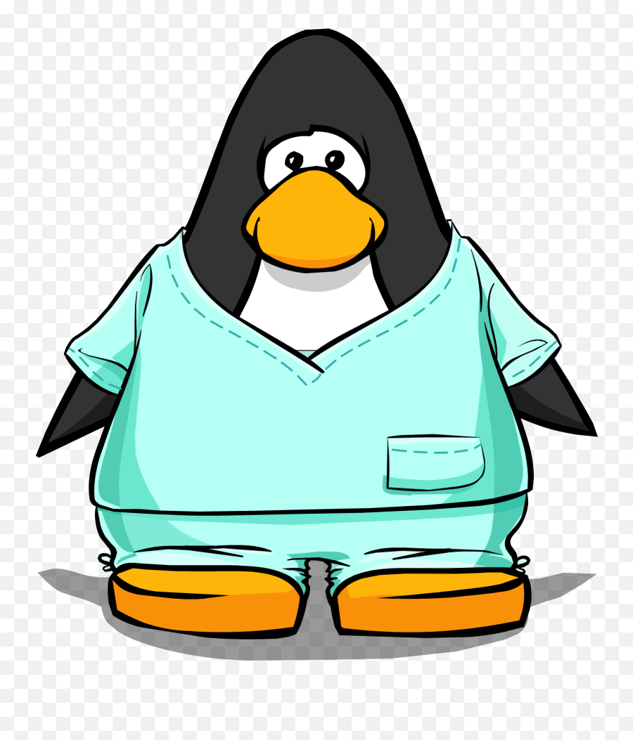 Scrubs From A Player Card - Club Penguin Doctor Png Full Emoji,Scrubs Clipart