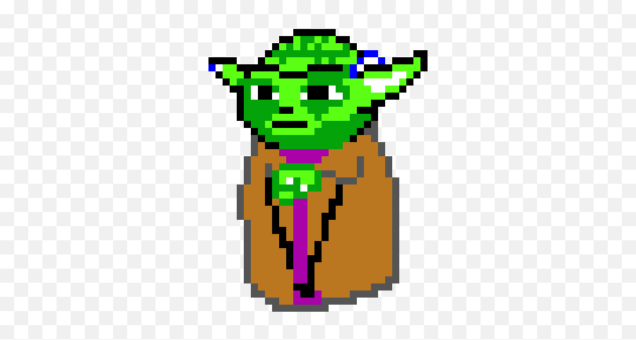 Yoda Pixel Art Maker - Yoda Pixel Art Png Emoji,Yoda Png