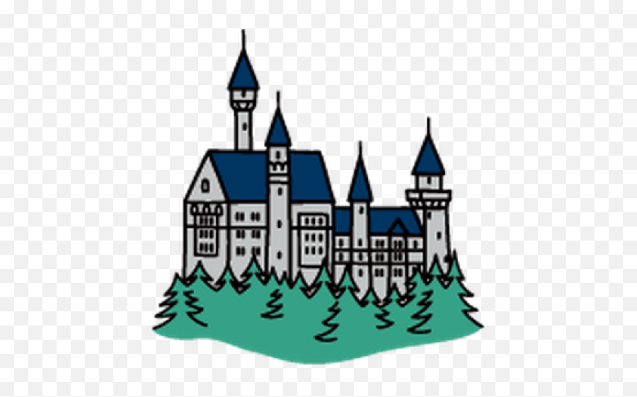 Disneyland Clipart German Castle - Png Download Full Size Neuschwanstein Castle Clipart Emoji,Disney Castle Clipart