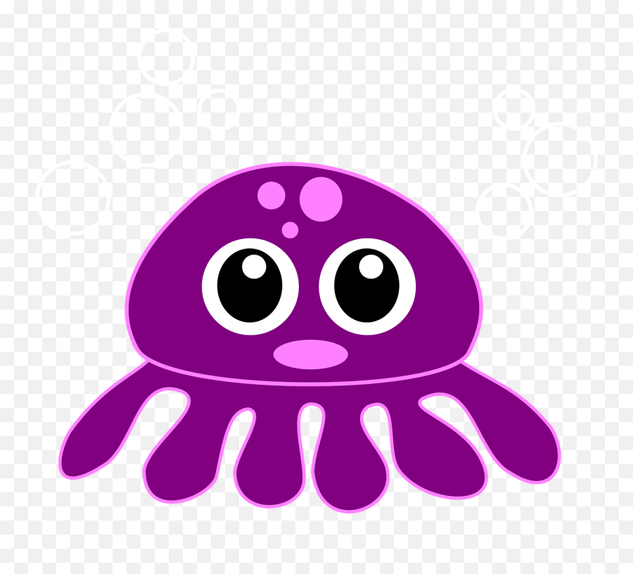 Cute Octopus Clip Art - Cartoon Octopus Emoji,Octopus Clipart