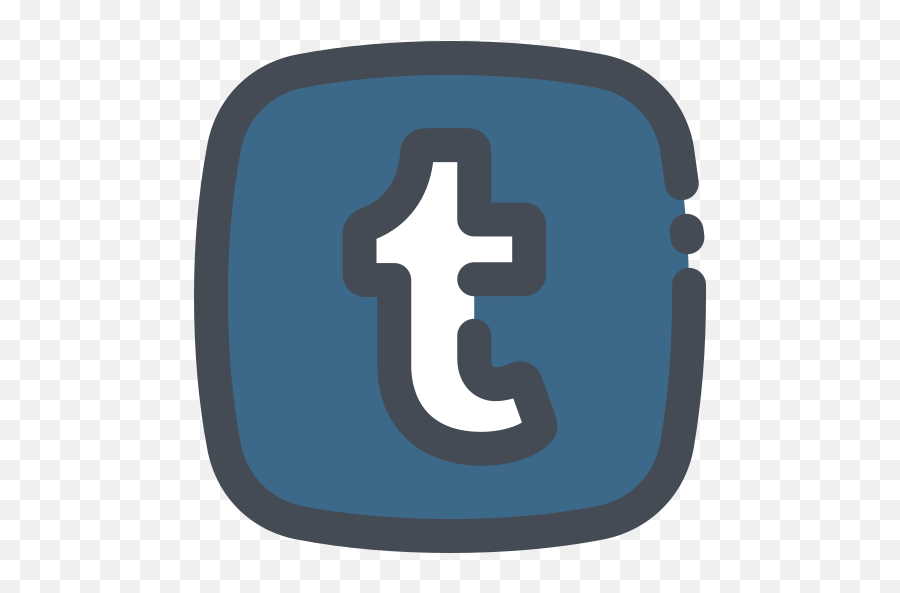 Social Media Logo Tumblr Free Icon - Social Media Logo Met T Emoji,Logo Finder